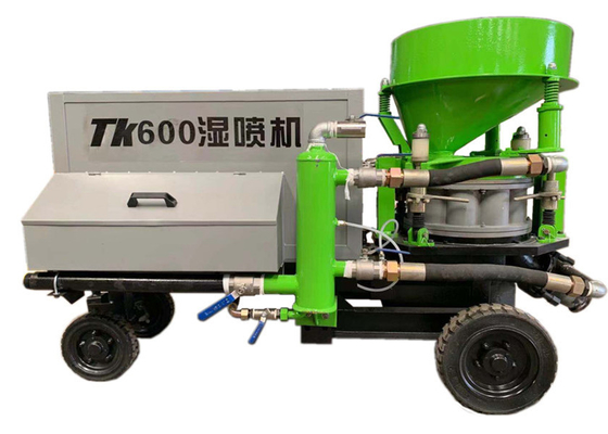 Rociador de alimentación del Gunite de la máquina concreta seca mojada del hormigón proyectado 7.5kw
