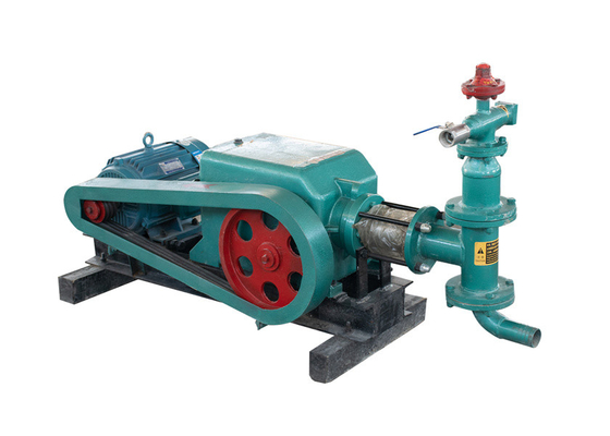 Inyección de pequeñas pérdidas verde de la bomba de inyección de la lechada del cemento 5.5KW que mampostea la bomba